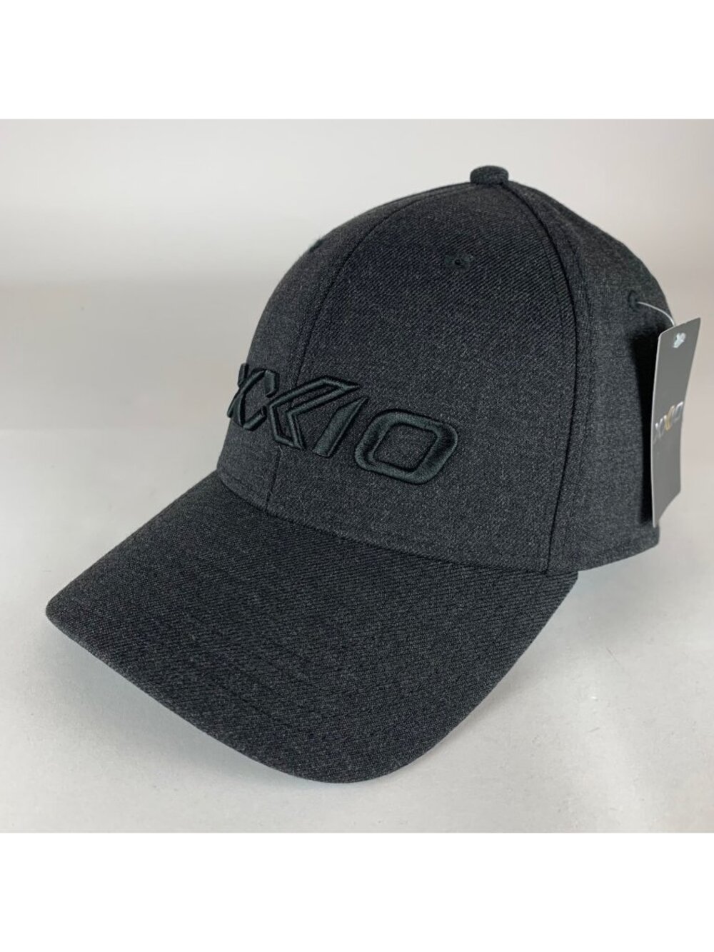 XXIO Golf Mens Black Wool Blend Strapback Adjustable Hat New